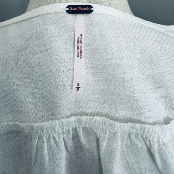 Free People Can't Get Enough Wrap Top in Ivory, Small, EUC - Picture 11 of 14